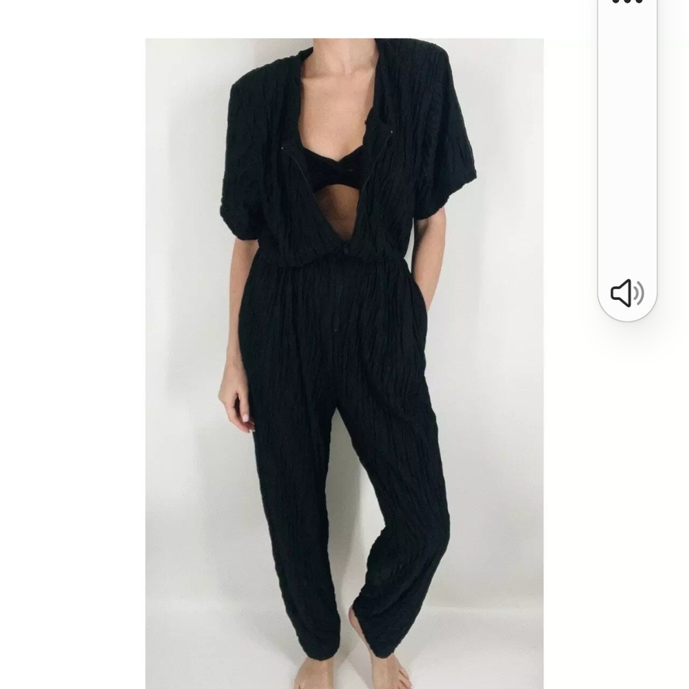 STARK Swimwear Coverup  Black Women's Jumpsuit XL